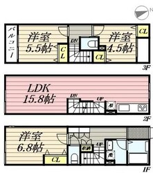 URBAN PARK三鷹の物件間取画像